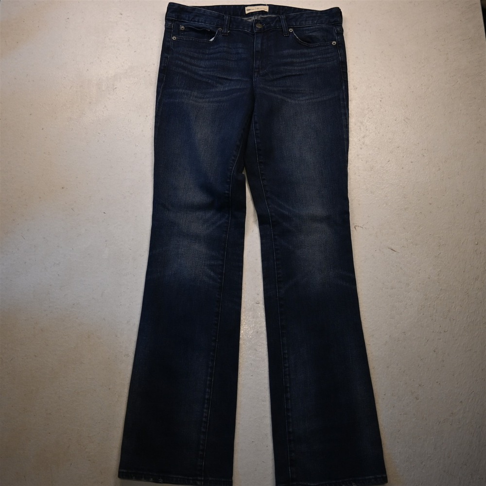 Gap 30 Tall Mid Rise Perfect Boot Rinse Stretch Denim Womens Jeans